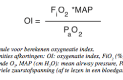 De klinische relevantie van de oxygenatie index in ARDS-patiënten