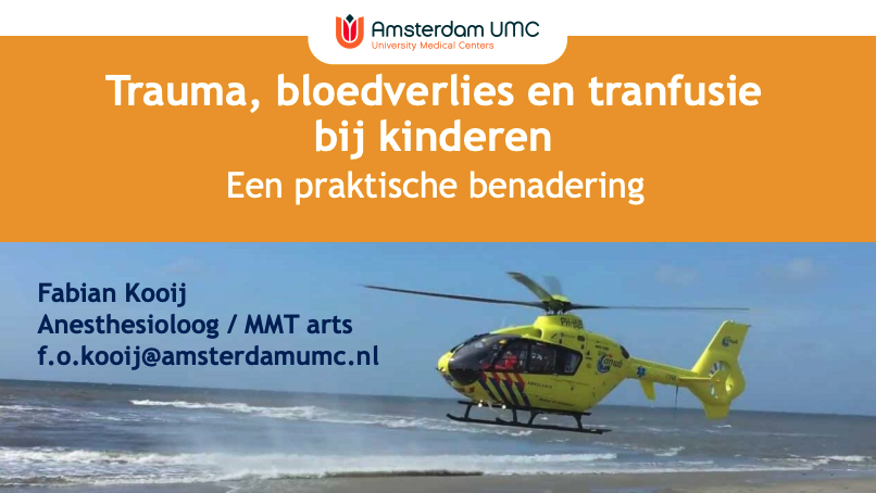 Trauma, bloedverlies en transfusie